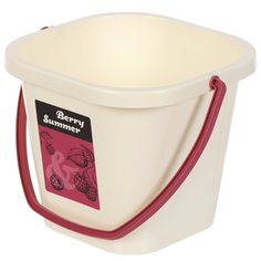 Ведро пластик, 2.4 л, хозяйственное, Spin&Clean, Berry Summer, SC1111