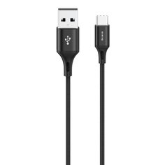 Кабель OLMIO, Basic, USB Type-C, 2.1 А, 1.2 м, черный, 041638