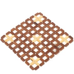 Подставка под горячее, бамбук, 20х20 см, Y3-1154