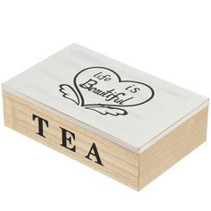 Коробка декоративная для хранения чая, 24х15х6.7 см, Y4-6788