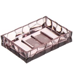 Мыльница настольная, акрил,8.5х2.5х12 см, филет, Y822-035