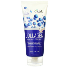 Мусс для умывания EKEL Пенка для умывания с Коллагеном Антивозрастная Foam Cleanser Collagen 100