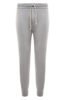 Джоггеры из шерсти и вискозы Gran Sasso