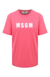 Хлопковая футболка MSGM