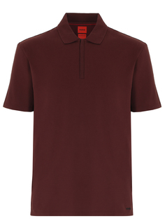 Поло однотонное Hugo
