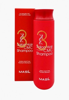 Шампунь Masil 3 Salon Hair CMC Shampoo Восстанавливающий профессиональный с керамидами, 300 мл