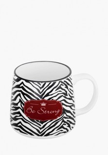 Кружка Elan Gallery 340 мл 13х9,5х9 см Сафари: зебра