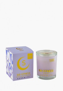 Свеча ароматическая Aroma Doma "Serenity" Сrystal "Аметист" 11х9 см