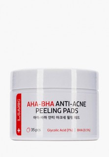 Пэды для лица L.Sanic AHA-BHA ANTI-ACNE Peeling Pads, отшелушивающие, 35 шт.