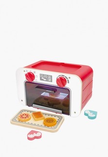 Игрушка Hape кухня 3 в 1 (духовка, плита, набор еды) со светом, звуком и сменой цвета игрушечной выпечки