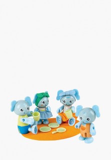Набор игровой Hape "Семья слонов", 4 предмета