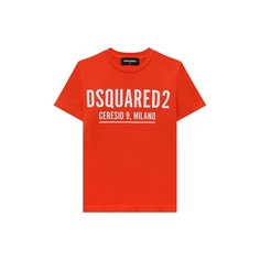 Хлопковая футболка Dsquared2