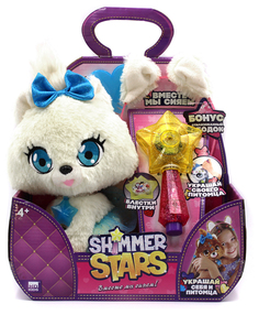 Игрушка мягкая SHIMMER STARS Собачка белая