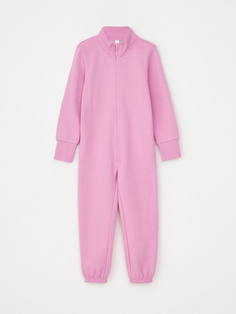 Трикотажный комбинезон для девочек (розовый, 92) Sela