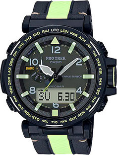 Японские наручные мужские часы Casio PRG-650YL-3. Коллекция Pro-Trek