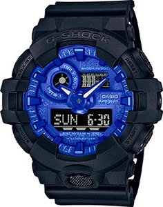 Японские наручные мужские часы Casio GA-700BP-1A. Коллекция G-Shock