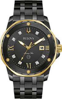 Японские наручные мужские часы Bulova 98D176. Коллекция Marine Star