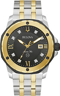 Японские наручные мужские часы Bulova 98D175. Коллекция Marine Star