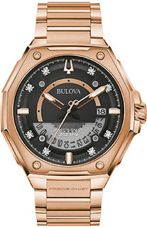 Японские наручные мужские часы Bulova 97D129. Коллекция Precisionist