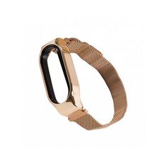 Ремешок Red Line миланская петля с магнитом для Mi Band 7, металл, розовое золото