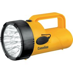 Фонарь аккум. 220В, желтый, 19 LED, 4В 2,3А-ч, пластик, коробка Camelion LED29314