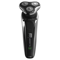 Электробритва аккум, Polaris, PMR 0307RC wet&dry Pro, сухой/влажная, 5 лезвий, черный хром