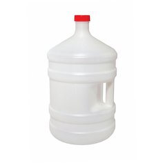 Канистра-бутыль пластик, для воды, 20 л, круглая, с ручкой, М267, Альтернатива Alternativa