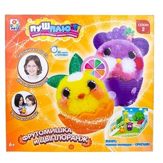 Набор для творчества 1TOY Пуш-Плюш Фрутомишка и Цыплоранж