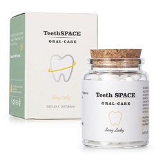 Зубная паста TEETHSPACE Натуральный зубной порошок в таблетках со вкусом лимона 65