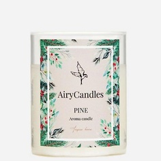 AIRYCANDLES Свеча ароматическая PINE с деревянным фитилем 190