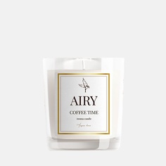 AIRYCANDLES Свеча ароматическая COFFEE TIME с деревянным фитилем 190