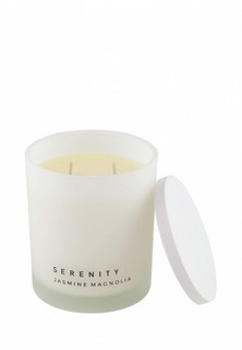 Свеча ароматическая Aroma Doma Serenity "Жасмин и магнолия" 8,8х8,8х10 см