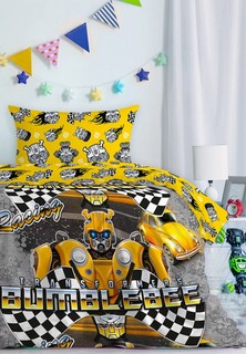 Постельное белье детское Juno поплин Neon (70х70) БамблБи