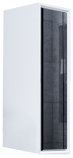 Шкаф черный дикий камень/белый глянец R Marka One Seattle У73160