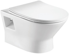 Подвесной безободковый унитаз с сиденьем микролифт Hansman Keramik Compact YHI0001 Good Door