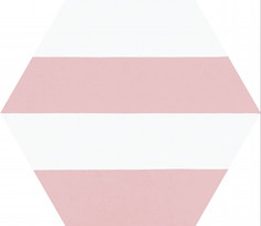 Керамогранит Codicer Hex. Porto Capri Pink 25x22