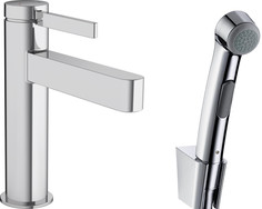 Смеситель для раковины с гигиеническим душем Hansgrohe Finoris 76210000