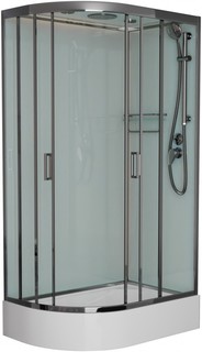 Душевая кабина 120x80x220 см Frank F412/1R М Brilliant 20100 текстурное стекло