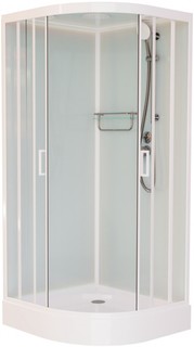 Душевая кабина 80x80x220 см Frank F408 White 408008 прозрачное