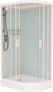 Душевая кабина 110x80x220 см Frank F411L White 411411 прозрачное