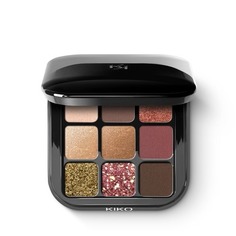 Тени GLAMOUR MULTI FINISH EYESHADOW PALETTE/ГЛАМУРНАЯ ПАЛИТРА ТЕНЕЙ С РАЗЛИЧНЫМИ ФИНИШАМИ Kiko