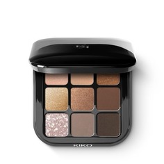 Тени GLAMOUR MULTI FINISH EYESHADOW PALETTE/ГЛАМУРНАЯ ПАЛИТРА ТЕНЕЙ С РАЗЛИЧНЫМИ ФИНИШАМИ Kiko