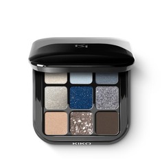 Тени GLAMOUR MULTI FINISH EYESHADOW PALETTE/ГЛАМУРНАЯ ПАЛИТРА ТЕНЕЙ С РАЗЛИЧНЫМИ ФИНИШАМИ Kiko