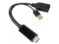 Аксессуар VCOM HDMI +USB - DisplayPort 15cm CG599E-0.15M