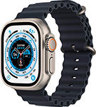 Умные часы Apple Watch 8Ultra GPS + Cellular 49mm Titanium Case спортивный ремешок цвета полуночный океан 49 мм (MQET3LL/A)