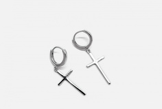 Cерьги-крестики Coshi