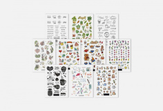 Набор стикеров Remarklee