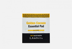 Многофункциональный пилинг-диск с коконом золотого шелкопряда Labonita