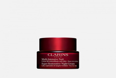 Восстанавливающий ночной крем с эффектом лифтинга для сухой кожи Multi-Intensive Clarins