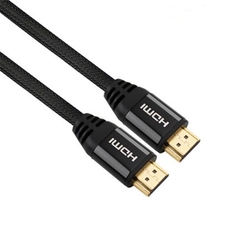 Кабель Mobiledata HDMI-HDMI V.2.1 8К, HDR в нейлоновой оплетке, 3.0 м черный